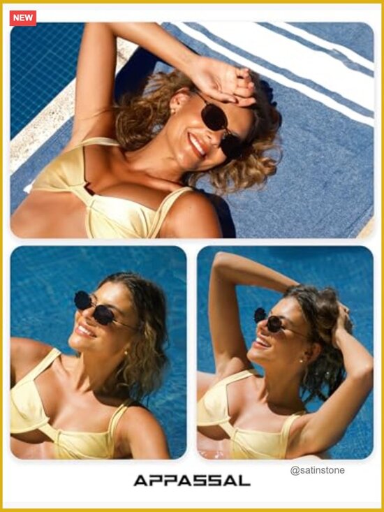 Retro Oval Sunglasses - Large Round Y2k UV400 Protection Metal Frame main image 7